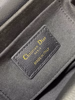 Dior Mini Jolie Top Handle Bag in Black Cannage Calfskin - Image 3