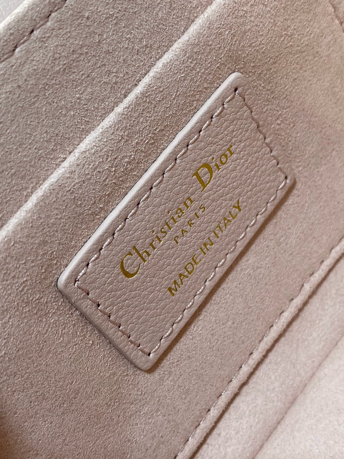 Dior Mini Jolie Top Handle Bag in Pink Cannage Calfskin - Image 10