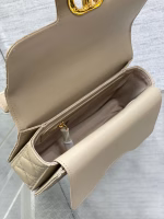 Dior Small Jolie Top Handle Bag in Beige Cannage Calfskin - Image 5