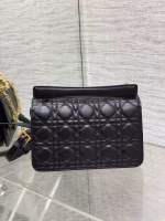 Dior Small Jolie Top Handle Bag in Black Cannage Calfskin - Image 3