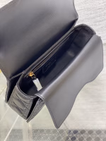 Dior Small Jolie Top Handle Bag in Black Cannage Calfskin - Image 10