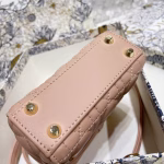 Dior Micro Lady Dior Bag In Poudre Cannage Lambskin - Image 2