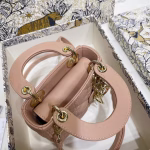 Dior Micro Lady Dior Bag In Poudre Cannage Lambskin - Image 4