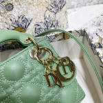 Dior Micro Lady Dior Bag In Mint Cannage Lambskin - Image 7
