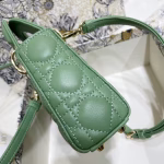 Dior Micro Lady Dior Bag In Mint Cannage Lambskin - Image 4