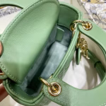 Dior Micro Lady Dior Bag In Mint Cannage Lambskin - Image 2