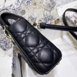 Dior Micro Lady Dior Bag In Black Cannage Lambskin - Image 6