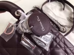 Dior Mini Lady Dior Bag In Bordeaux Lambskin - Image 3