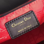 Dior Mini Lady Dior Bag In Black Lambskin - Image 4