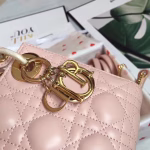 Dior Mini Lady Dior Bag In Poudre Lambskin - Image 5