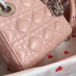 Dior Mini Lady Dior Bag In Poudre Lambskin - Image 4