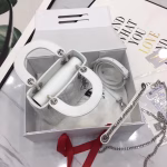 Dior Mini Lady Dior Bag In White Lambskin - Image 3