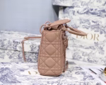 Dior Mini Lady Dior Bag In Blush Ultramatte Calfskin - Image 10