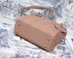 Dior Mini Lady Dior Bag In Blush Ultramatte Calfskin - Image 5