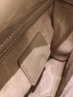 Dior Lady Dior Mini Chain Bag with Chain in Aesthetic Beige Patent Calfskin - Image 10