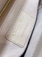 Dior Lady Dior Mini Bag with Chain in Pink Lambskin with Resin Charms - Image 6