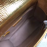 Dior My Lady Dior Bag In Gold Grained Calfskin - Image 5