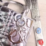 Dior My Lady Dior Bag In Silver Grained Calfskin - Image 4