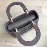 Dior My Lady Dior Bag In Grey Lambskin - Image 5