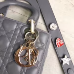 Dior My Lady Dior Bag In Grey Lambskin - Image 7