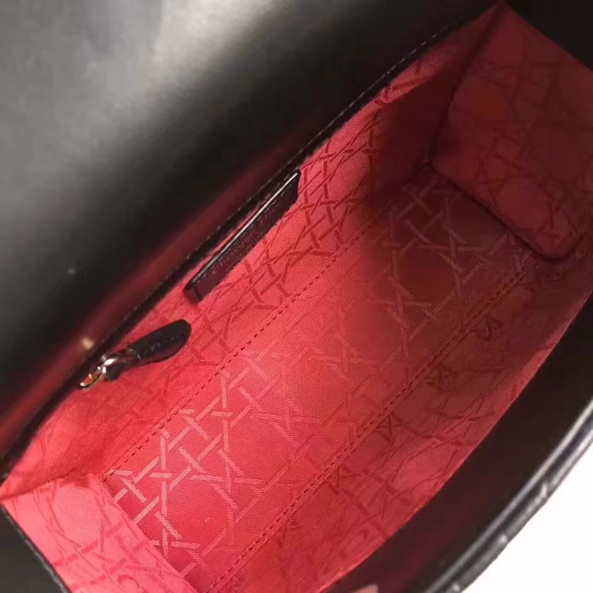 Dior My Lady Dior Bag In Black Lambskin - Image 3