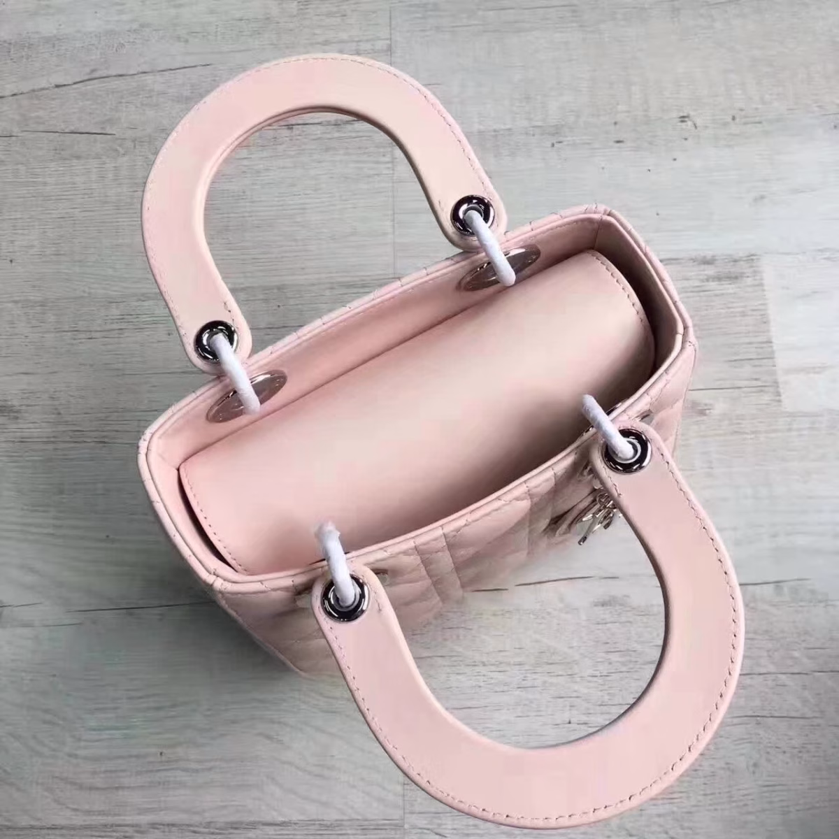 Dior My Lady Dior Bag In Pink Lambskin - Image 7