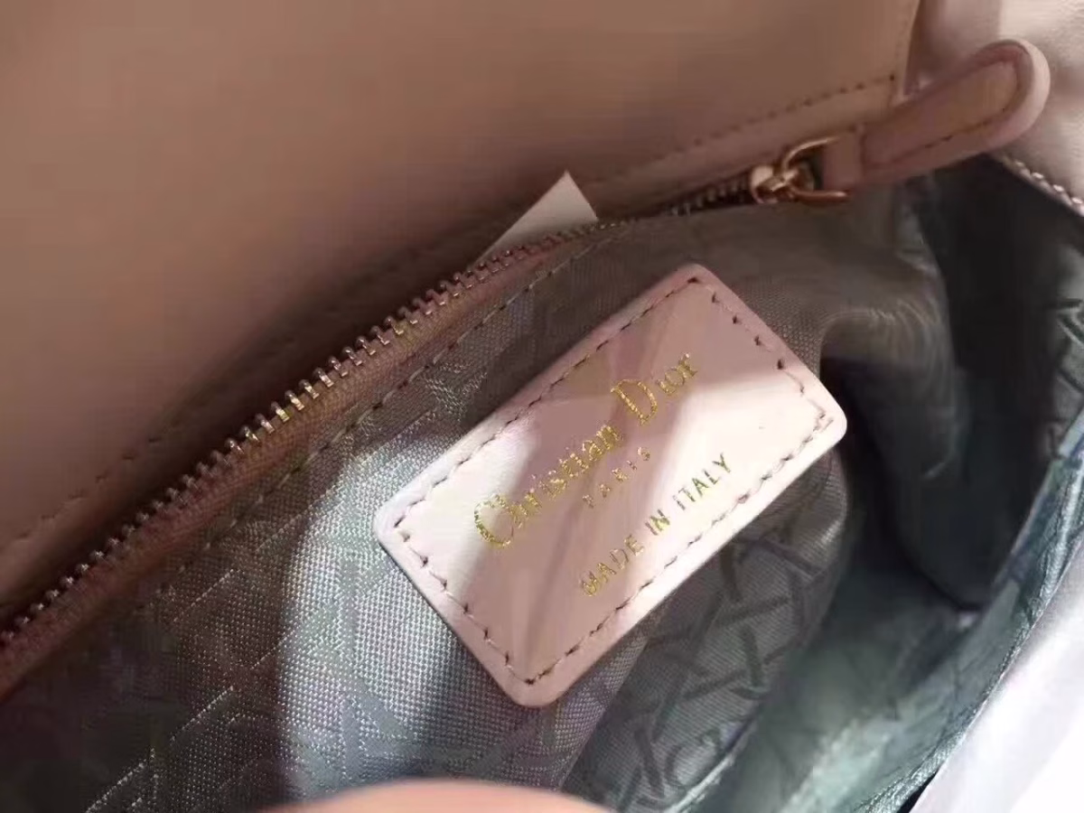Dior My Lady Dior Bag In Pink Lambskin - Image 2