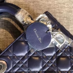 Dior My Lady Dior Bag In Sapphire Lambskin - Image 3