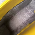 Dior My Lady Dior Bag In Yellow Lambskin - Image 5