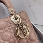 Dior Small Lady Dior My ABCDior Bag In Warm Taupe Cannage Lambskin - Image 9