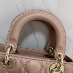 Dior Small Lady Dior My ABCDior Bag In Warm Taupe Cannage Lambskin - Image 2