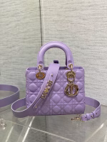 Dior Small Lady Dior My ABCDior Bag in Lilas Lambskin - Image 6
