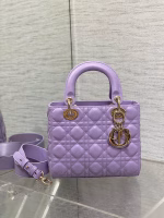 Dior Small Lady Dior My ABCDior Bag in Lilas Lambskin - Image 7
