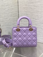 Dior Small Lady Dior My ABCDior Bag in Lilas Lambskin - Image 10