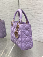 Dior Small Lady Dior My ABCDior Bag in Lilas Lambskin - Image 2