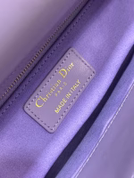Dior Small Lady Dior My ABCDior Bag in Lilas Lambskin - Image 5