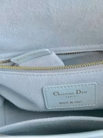 Dior Small Lady Dior My ABCDior Bag in Placid Blue Lambskin - Image 9