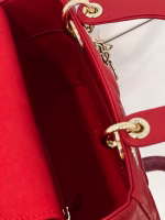 Dior Small Lady Dior My ABCDior Bag in Red Lambskin - Image 5