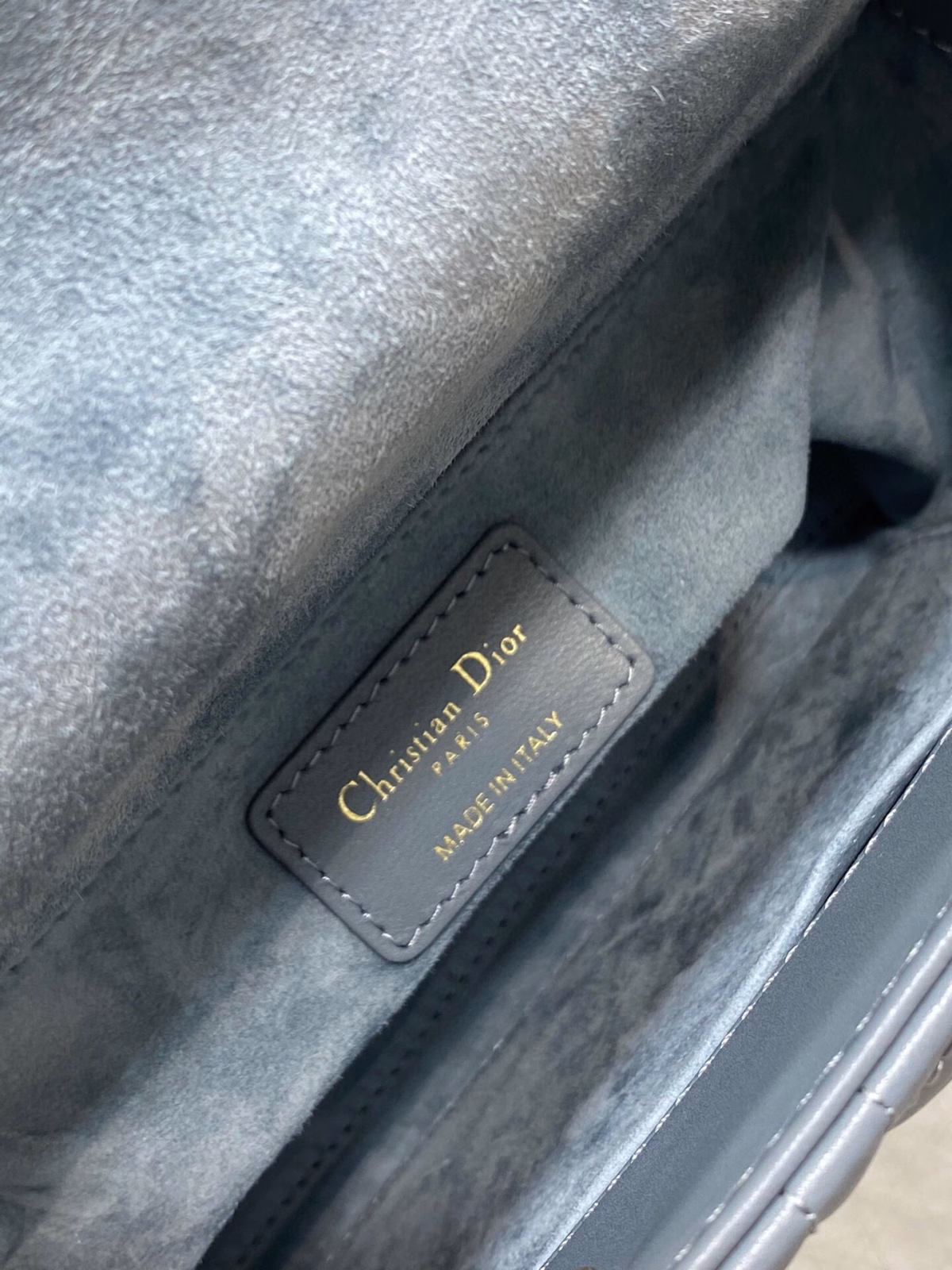 Dior Small Lady Dior My ABCDior Bag in Sky Blue Lambskin - Image 6