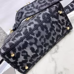 Dior Medium Lady D-Lite Bag In Grey Mizza Embroidery - Image 8