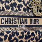 Dior Medium Lady D-Lite Bag In Beige Multicolor Mizza Embroidery - Image 5