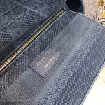 Dior Medium Lady D-Lite Bag In Denim Blue Cannage Canvas - Image 5
