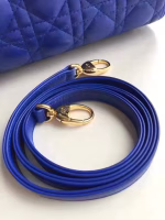 Dior Medium Lady Dior Bag In Blue Lambskin - Image 8