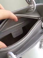 Dior Medium Lady Dior Bag In Grey Lambskin - Image 4