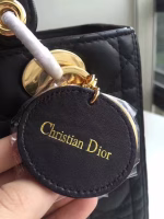 Dior Medium Lady Dior Bag In Black Lambskin - Image 7