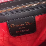 Dior Medium Lady Dior Bag In Black Lambskin - Image 2