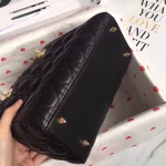 Dior Medium Lady Dior Bag In Black Lambskin - Image 4