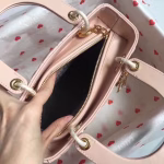 Dior Medium Lady Dior Bag In Pink Lambskin - Image 2