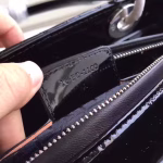 Dior Medium Lady Dior Bag In Black Patent Leather - Image 4