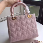 Dior Medium Lady Dior Bag In Pink Patent Leather - Image 5